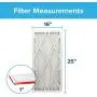 Filtrete 16x25x1, AC Furnace Air Filter, MPR 1000, Micro Allergen Defense, 2-Pack (exact dimensions 15.719 x 24.72 x 0.84)