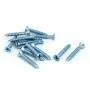 uxcell Bed Fence Lifter Lifting Rail Connection Set White w Screws