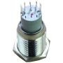 ESUPPORT 12V Car Red LED Headlihgt Symbol Push Button Metal Switch