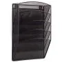 Klickpick Office 5 Sections Hanging Files Wall Mounted Metal Mesh Document File Organizer Magazine Holder Rack Organizer Section Racks Multipurpose Use to Display Files, Magazine, Newspapers- Black Klickpick Office 5 Sections Hanging Files Wall Mounted Metal Mesh Document File Organizer Magazine Holder Rack Organizer Section Racks Multipurpose Use to Display Files, Magazine, Newspapers- Black