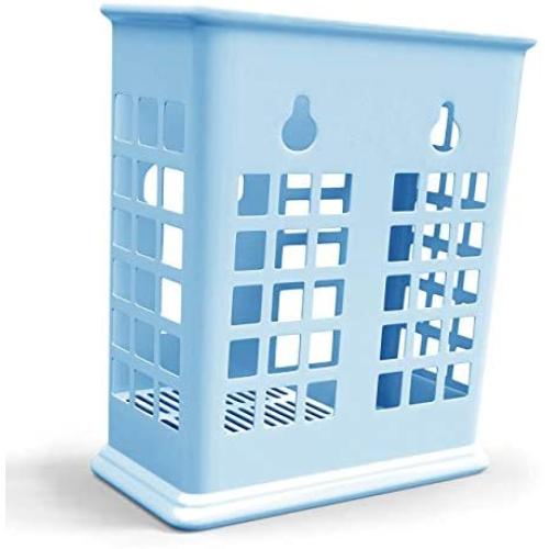 Chopsticks and Straws Holder Basket for Dishwashers - Hold Chopsticks, Straws, and other Utensils Without Falling Through (Blue)