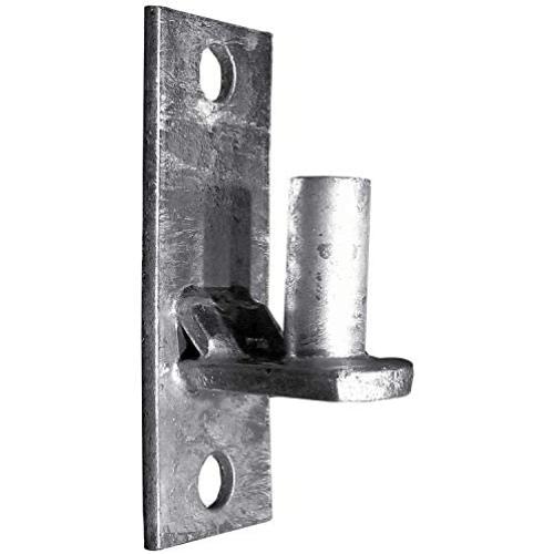 Jake Sales Wall Mount Flat Back Chain Link Fence Gate Hinge - 5/8 Hinge Pin 1 Pack