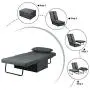 Diophros Ottoman Sleeper Sofa Bed, 4 in 1 Convertible Chair Multi-Function Folding Guest Sofa Chair for Living Room, Apartment (Deep Grey) Diophros Ottoman Sleeper Sofa Bed, 4 in 1 Convertible Chair Multi-Function Folding Guest Sofa Chair for Living Room, Apartment (Deep Grey)