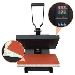 Super Deal PRO 15'' X 15'' Digital Heat Press Clamshell Sublimation Transfer Machine for T-Shirt