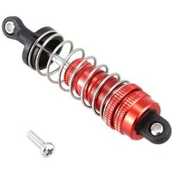 JVSISM 4Pcs Metal Shock Absorber Damper Replacement Accessory Fit for WLtoys 144001 1/14 4WD RC Drift Racing Car Parts,Red