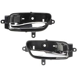 IRONTEK 1Pair Interior Door Handle for Front/Rear Driver and Passenger Side Fits Nissan 03-18 Altima, 13-19 Pathfinder, 2015 Armada, 15-20 Murano, 16-19 Titan XD #80670-3TA0D 80671-3TA0D