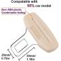 2 Pack Auto Car Seat Belt Clip,Universal Seat Belt Car Safety Belt Buckle Auto Metal Seat Belts Clip,Widely Compatible Car Seat Belts Accessories Beige