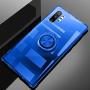 Galaxy Note 10+ Plus/5G Case, Anti Scratch & Anti Slip Soft TPU Clear Case with 360 Degree Rotation Finger Ring Kickstand [Work with Magnetic Car Mount] for Samsung Galaxy Note 10+ Plus,Blue
