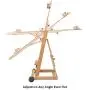 MEEDEN Versatile Studio H-Frame Easel - All Media Adjustable Beech Wood Studio Easel, Painting Floor Easel Stand, Movable and Tilting Flat Available, Holds Canvas Art up to 77''