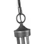 LOG BARN French Country Chandelier, Modern Farmhouse Lighting Style in Brushed Rustic Dark Grey, Kitchen Island Pendant for Dining Room, Bedroom LOG BARN French Country Chandelier, Modern Farmhouse Lighting Style in Brushed Rustic Dark Grey, Kitchen Island Pendant for Dining Room, Bedroom
