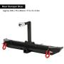 Tbest RC Car Bumper, Metal Front Rear Bumper Spare Parts for SCX10 TRX4 D90 1/10 RC Car