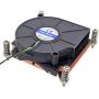 1U Server CPU Cooler Cooling Fan Copper Heatsink for Intel Xeon LGA 1366 1356 Industrial Workstation Computer Active Cooling