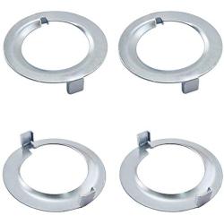 DTTRA 4pcs Metal Lamp Shade Collar Rings for Medium-Base Ceramic Sockets, Light Socket Shade Ring, Light Fixture Parts of Retainer Rings for the E26 Threaded Ceramic Socket Lock