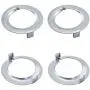 DTTRA 4pcs Metal Lamp Shade Collar Rings for Medium-Base Ceramic Sockets, Light Socket Shade Ring, Light Fixture Parts of Retainer Rings for the E26 Threaded Ceramic Socket Lock