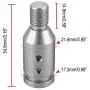 SpeeVech Shift Knob Adapter for Non Threaded Shifters Silver 1.2x1.25 BMW/VW Gear Shifter Adapter SpeeVech Shift Knob Adapter for Non Threaded Shifters Silver 1.2x1.25 BMW/VW Gear Shifter Adapter