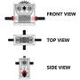 LEGO Technic COMPLETE GEARBOX ASSEMBLY 2 x 4 x 3 1/3 Trans-Clear Wormbox gear motor REDUCER block Mindstorms robotics ev3 NXT transparent robot building power functions part 6588