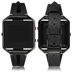 Areziir Slim Leather Bands Compatible with Blaze Smart Watch, Genuine Leather Cute Replacement Band