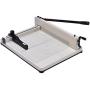 Giantex 17 Guillotine Paper Cutter, Heavy Duty A3 Trimmer Machine with Commercial Metal Base and 400 Sheet Large Capacity for Home and Office, Paper Trimmer