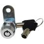 Admiral Locks Tubular Cam Lock, Keyed Alike Removable Key (5/8 Inch 90°, Chrome Pack of 2)