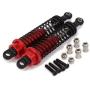 RCAWD Shock Absorber Damper 283004 80mm Oil Adjustable Alloy Aluminum for Rc Car 1/16 Buggy Truck Upgraded Hop-Up Parts HPI HSP Traxxas Losi Axial Tamiya Redcat 2Pcs(Shipped Locally)(Red)