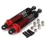 RCAWD Shock Absorber Damper 283004 80mm Oil Adjustable Alloy Aluminum for Rc Car 1/16 Buggy Truck Upgraded Hop-Up Parts HPI HSP Traxxas Losi Axial Tamiya Redcat 2Pcs(Shipped Locally)(Red)