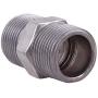 GOOVI 3/4 Inches Malleable Cast iron Pipe Black Male Coupling Connector, 3/4 Inches Black Pipe Threaded Pipe Nipples, Build Vintage DIY Shelving Steampunk Furnitur, 10 Pack.