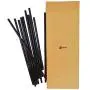 Metal Garden Arbor Wedding Arch 76.8 Inch H x 90.5 Inch W 94.5 Inch H x 55 Inch W Assemble Freely 2 Sizes for Various Climbing Plant Roses Vines Bridal Party Decoration Pergola Arbor (Black)
