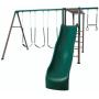 Lifetime Monkey Bar Adventure Swing Set with 9 Foot Wavy Slide