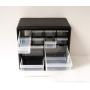 Homak 12-Drawer Parts Organizer, Black, HA01012001