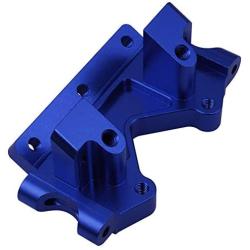 Hobbypark Aluminum Front Bulkhead Upgrade Parts for 1/10 Traxxas Slash 2WD Rustler Stampede Bandit Replace 2530 2530A, Navy Blue Anodized