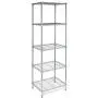 Honey-Can-Do SHF-01054 5-tier chrome shelving unit, 250 lbs Honey-Can-Do SHF-01054 5-tier chrome shelving unit, 250 lbs