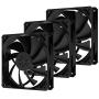 uphere 120mm Case Fan PWM 4PIN Long Life Cooling Case Fan for PC Cases, CPU Coolers, and Radiators,NK12BK4-3