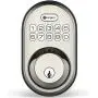 Keyless Entry Deadbolt Lock, Orangeiot Electronic Keypad Door Lock, Auto Lock, 1 Touch Locking, 20 Customizable User Codes, Back Lit, Easy Installation for Front Back Door, Satin Nickel