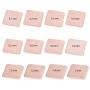 Easycargo 100pcs 12 Sizes 15mm Copper Pad Shim Thermal Kit, Pure Copper Heatsink C1100, Low Profile Copper Plate Cooler Heat Sink for Cooling PC Components Laptop IC Chips CPU VGA RAM VRAM M.2 SSD Easycargo 100pcs 12 Sizes 15mm Copper Pad Shim Thermal Kit, Pure Copper Heatsink C1100, Low Profile Copper Plate Cooler Heat Sink for Cooling PC Components Laptop IC Chips CPU VGA RAM VRAM M.2 SSD