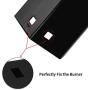 SHINESTAR Grill Heat Plates for Chargriller Duo 5050 3001 5650 5072 3030 Replacement Parts, Heat Tents for King Griller 3008, 5252, Durable Porcelain Steel, 18 15/16 inch, 3-Pack
