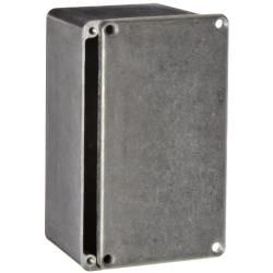 BUD Industries Aluminum Enclosure – CN-5704 Die Cast Electronic Accessory, Custom Build Extruded Industrial Structure. Self -Adhesive Industrial Electrical Box