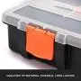 CASOMAN Hardware & Parts Organizers, 4 Piece Set Toolbox, Compartment Small Parts Organizer, Versatile and Durable Storage Tool Box CASOMAN Hardware & Parts Organizers, 4 Piece Set Toolbox, Compartment Small Parts Organizer, Versatile and Durable Storage Tool Box