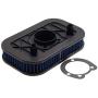 WOOSTAR Motorcycle Air Filter Made of CNC Metal Replacement for Harley Davidson Sportster XL883 XL1200 2004-2013 Air Cleaner