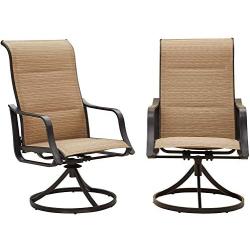 Romayard Outdoor Swivel Dining Chairs