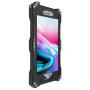 Bpowe for iPhone 8 Plus Case,Gorilla Glass Aluminum Metal Premium Protection Shockproof Military Bumper Heavy Duty Sturdy Protective Cover Case for Apple iPhone 8 Plus 5.5inch (Black)