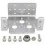 diymore Silver ROT3U 6DOF Aluminium Robot Arm Mechanical Robotic Clamp Claw Kits for Arduino(Unassembled Parts Without Servos)