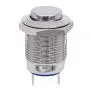 Twidec /12mm 1/2'' Waterproof Silver Metal Shell Momentary Raised Top Push Button Switch DC/AC 36V 2A SPST 1NO Start Button for car Modification Switch(Quality Assurance for 1 Years) M-12-T-G