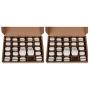 GasSaf Gas Grill Ceramic Briquettes Replacement for Select Turbo, Nexgrill Gas Grill Models, 2 x 2 x 0.8 inch, Set of 100 pcs