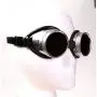 Steampunk Metal Welding Goggles - Dark Tinted Glass Lens with Aluminum Metal and Rubber Lining Steampunk Metal Welding Goggles - Dark Tinted Glass Lens with Aluminum Metal and Rubber Lining