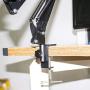 Table Lamp Holder Clamp Fixed Clip 1/2Inches Base Hose DIY Swing Arm Lighting Accessory Metal Clamp
