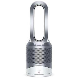 Dyson Pure Hot + Cool, HP01 HEPA Air Purifier, Space Heater & Fan, For Large Rooms, Removes Allergens, Pollutants, Dust, Mold, VOCs, White/Silver