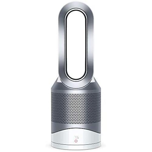 Dyson Pure Hot + Cool, HP01 HEPA Air Purifier, Space Heater & Fan, For Large Rooms, Removes Allergens, Pollutants, Dust, Mold, VOCs, White/Silver