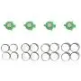MOSTOP PS4 Controller Thumbsticks Replacement Parts Buttons Thumb Stick Joystick Replacement for Playstation 4 Controller (31 Pcs)