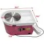ZXMOTO 9.8''/25cm Pottery Wheel Machine Pottery Ceramic Forming Machine with Adjustable Foot Lever Pedal for Work Clay Art Craft DIY Tool 350W #Pink #p ZXMOTO 9.8''/25cm Pottery Wheel Machine Pottery Ceramic Forming Machine with Adjustable Foot Lever Pedal for Work Clay Art Craft DIY Tool 350W #Pink #p
