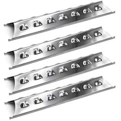 Hongso Stainless Steel Heat Plate Tent for Kenmore 2518SL-2003-N, Master Forge 2518-3, 3218LT, L3218, Brinkmann 810-8410-S, Perfect Flame, Charmglow, 15 3/8 Inches Flavorizer Bar SPE181 (4-Pack)